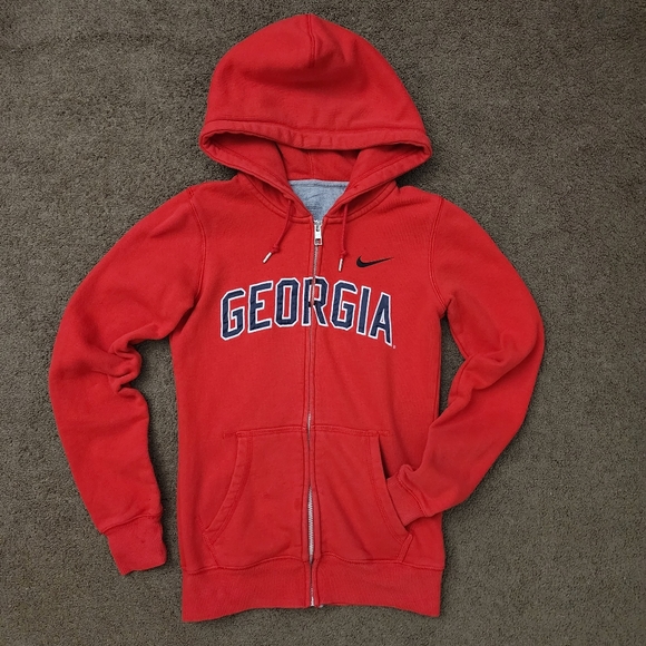 Vintage! Red Georgia Bulldogs Hoodie, Women's XS - Picture 2 of 8
